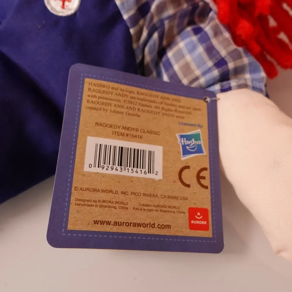 Raggedy Andy Classic Doll 16